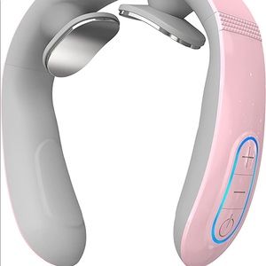 Smart Cervical Massager Vibration 2 Massage Heads Shoulder Heating 3 Levels